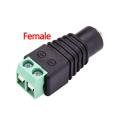 DC Power Jack Male and Female 5.5mm x 2.1mm CCTV Power Jack Adapter. 