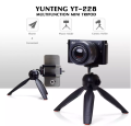 YT-228 Mini Tripod with Phone Holder Clip for Smartphone. 