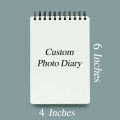 Custom photo dairy with your pictures l Print your pictures in dairy in 4x6 inches. 