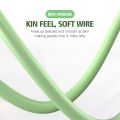 KAXOE 3A Fast Charging Liquid Silicone Cable For Type C Android Micro USB Charging Cord. 