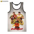Fashion Print Cobra Kai 3D Printed tank tops men women movie vest summer Cobra Kai singlets sleeveless hip hop oversized top 6XL. 