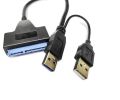 USB 3.0 To SATA Dual Connector for 2.5 Inch SSD with Adapter Connector for HDD Support. 
