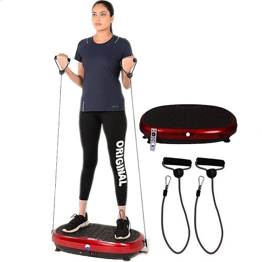 HISTRO HEALTH CARE Power Plate For Weight Loss /Whole Body / Plate Exercise/ Platform/Fitness Machine Model With Digital Display Speed Up To 120 Level  Slim and Shape Body Shaper Full-Body Slim Fitness Vibration Plate Machine Crazy Fit Massage Body