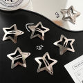 Star Hair Clips Snap Hair Barrettes Star Hair Accessories Y2K Metal Hair Clips. 