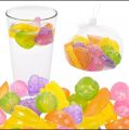 Ice Cubes Reusable 24 pieces different shapes fruit shape Silicone Plastic Ice Cubes kids serving. 