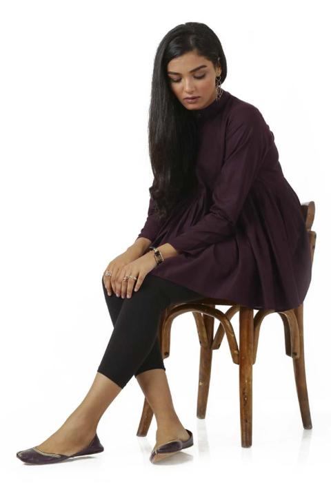 EGO%20Winter%20Collection%202019%20%20Flying%20Eagle%20%20Dark%20Purple%20Cotton%20Kurti%20For%20Women%20-%20Image%203