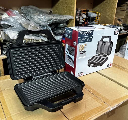 SILVER CREST SANDWICH MAKER /GRILL MAKER  - 900 WATT