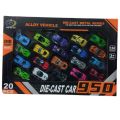 20pcs Die Cast Metal Cars For Kids. 