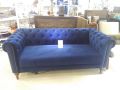 Chesterfield 2.5 Seat Blue Sofa. 