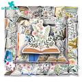 Green Home Laptop Stickers Waterproof Cartoon Decal Hand Account Journal Album Stickers. 