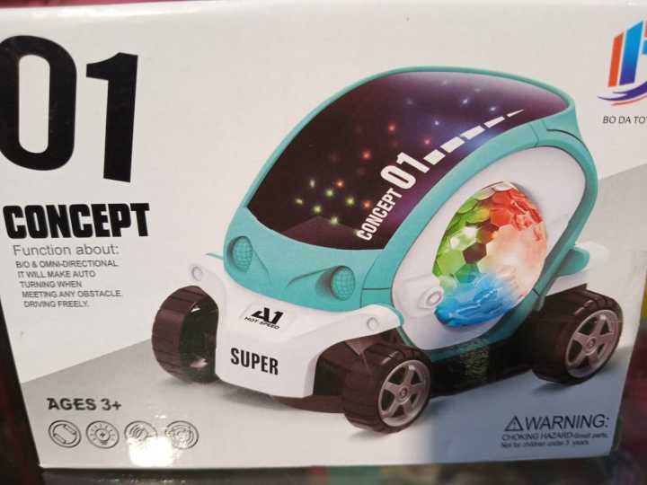 Concept 01 Light & Music Car For Kids Toys