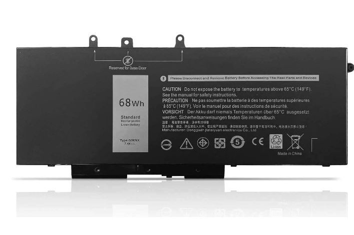 New Laptop Notebook 4 Cell  Battery For   Precision    15 3520  Series  Type  GJKNX  (7.6 8550mAh 68Wh)