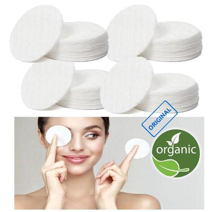 80 Pcs Cosmetic Make Up Facial Cotton Pads Cotton Round Toner Application Pads