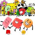 Bfdi Plush Toy Battle for Dream Island Plushie Cartoon Stuffed Animal Plant Soft Doll Leafy Firey Pillow Gift for Kids Children. 