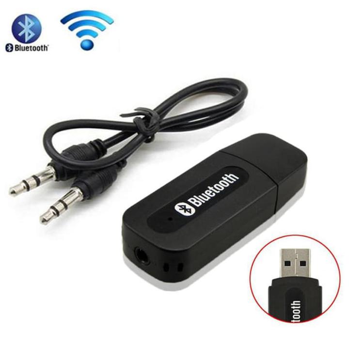USB Bluetooth Audio Music Receiver | Bluetooth Adapter Music Receiver with 3.5mm Cable Compatible with car Media Player & Convert Speakers into Wireless | Shopikbuzz.pk| Shopikbuzz