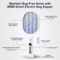 WBM Mosquito Killer Racket, 2 in 1 Rechargeable Mosquito Lamp With LED Light & Charging Stand. 
