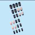 20pcs With Glue False nails artificial press on nails, nails for girls and 1 cuticle pusher free. 