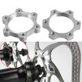 2PCS Bicycle Bike Freewheel Threaded Hubs Disk Disc Brake Rotor Flange Adapter. 
