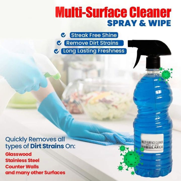 Multi Surface Cleaner Spray & Wipe