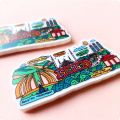 Fridge Magnets, Set of 2, 3, 4 or 5 Karachi, Lahore, Hunza, Islamabad and Pakistan Magnets, High Quality Fridge Magnet, Home Decor. 