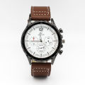 Foreign trade fashion simple men's watches, belt men's watches, casual business sports men's watches, student watches one piece dropshipping. 