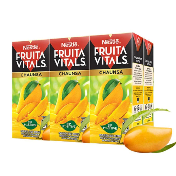 Juice - NESTLE FRUITA VITALS Chaunsa Mango Nectar 200 ml - pack of 6