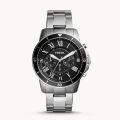Fossil Men’s Chronograph Quartz Stainless Steel Black Dial 44mm Watch FS5236 Stainless Steel Wrist Watch For Men. 