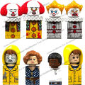 KT1012 XP087-094 horror movie It Pennywise anime bricks mini action toy figures kids Assemble blocks toys birthday gifts PCardiaCP. 