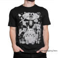 Studio Ghibli Spirated Way T shirt Tops Men Women Fashion Cotton T-Shirt Kid Hip Hop Tops Tee Short Sleeve Tshirt Black Camiseta. 
