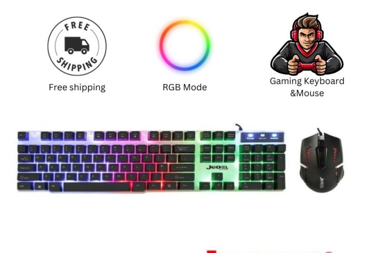 RGB Gaming Keyboard & RGB Mouse RGB Keyboard & RGB Mouse Wired Combo