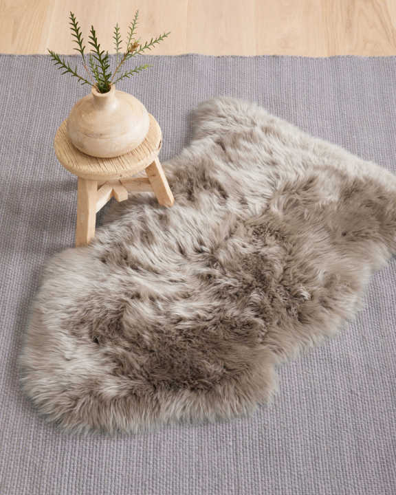 Faux Sheepskin Rug Sheep Foot Door Mat Rug 24inch x 33inch ( Multi color)