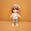 HOUZIWA New 1/12 BJD Doll Clothes OB11 Doll T-shirt. 