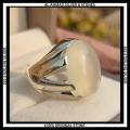silver ring dur e najaf stone 925 sterling silver. 