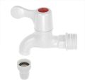 PVC Faucet Water Tap 1/2 inch thread with detachable nozzle. 