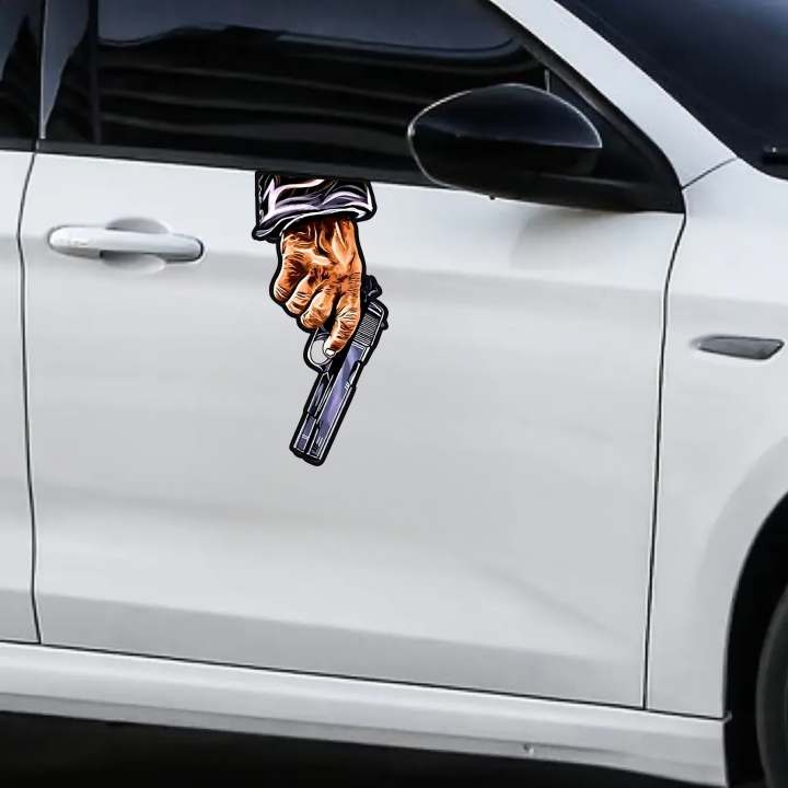 Security Sticker for Car, Peel and Stick, HD Printed Vinyl Sticker Waterproof , Car decoration, Car Stickers, Car Accessories, Scratch Protection Sticker by Sticker Saloon