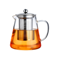 Infuser Tea Kettle 950 ml, glass teapot with stainless steel infuser, Removable Loose Tea Infuser Stovetop Safe Glass teapot. 