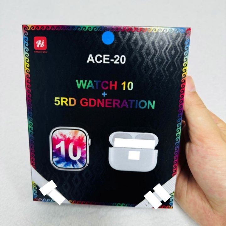 The New Ace - 20 30 Bluetooth Headset Suit Becoming A Pair Of Smart Watch Strap Watch10 Ultra3