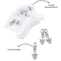60 Pieces Organza Bags Wedding Favors Baptism Pendants Christmas Communion Confirmation Gifts For Guests. 