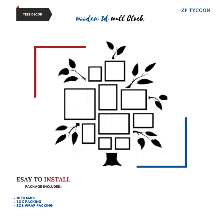 ZF%203D%20Wooden%20Wall%20Tree%20Decor%20With%20Picture%20Large%20Size%208%20Frames,%20Wooden%20Family%20Tree%20Photos%20Frame,%20Modern%20-%20Image%205