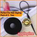Pack Of 2 Hair Accessories Hair Puff Maker Comb Sponge Hair Make Pad Comb Hair Hair Puff Hairstyle Device Hair Ponytail Comb Styling Tools Hair Styling Clip Stick Bun Maker Braid Tool Hair Bumpits French Braid Donut Bun Hairstyles For Long Hair With Stick. 