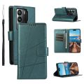 PU Leather Texture Embossed Line Phone Case For ZTE Zmax 5G/ZTE Axon 40 Ultra/ZTE Blade A71/ZTE Zmax 11/ZTE Blade A72/ZTE Blade A51/ZTE Blade A52/ZTE Blade A31/ZTE nubia Z40S Pro. 