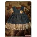 Woolen Baby Frock, Crochet Frock. 