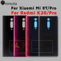 Back Glass Cover For Xiaomi Mi 9T Back Battery Cover Mi9t Replacement Rear Door Housing Panel For Redmi K20 Pro Battery Cover. 