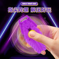 3D radish shield fidget spinner, new net red radish knife toy, unicorn, fun decompression small toy wholesale. 
