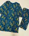 2 pc printed lilen petal design stitched suits for girls. 