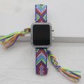 New Bohemian Style Woven Hand Strap Rectangle led Women's Watch Mori Girl Student's Watch Ethnic Style LED Watch. 