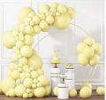 90 pcs 10 inch Cream Pastel balloons Macaron Balloon for use Birthday Baby shower wedding latex cream balloon off white balloon. 