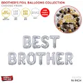 Brother's Foil Letter Collection, Best Brother Ever, Bara Bhai, Big Bro, Happy Birthday Brothers Foil Balloons For Party Decoration, Themes Party Decor Supplies, Theme, Star Shaped Foil Ballon, Solid Baloon, Indoor & Outdoor : ZJgYFfn4. 