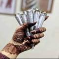 Pre Rolled Empty Mehndi Cones Transparent and Multicolor ( Pack of 50, 100, 200, 300, 500 Cones in small sizes ) with Pins. 