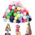 Pompoms Craft Assorted Colors Art and Craft 1.5cm to 2cm Multicolor. 